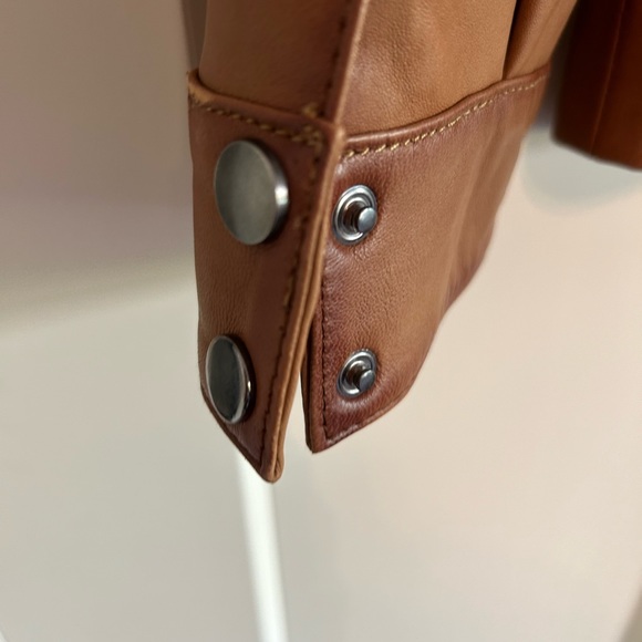 New Custom Made in Turkey Lined Leather Jacket. SUPER FAST SHIPPING - Picture 5 of 16